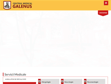 Tablet Screenshot of galenus.ro